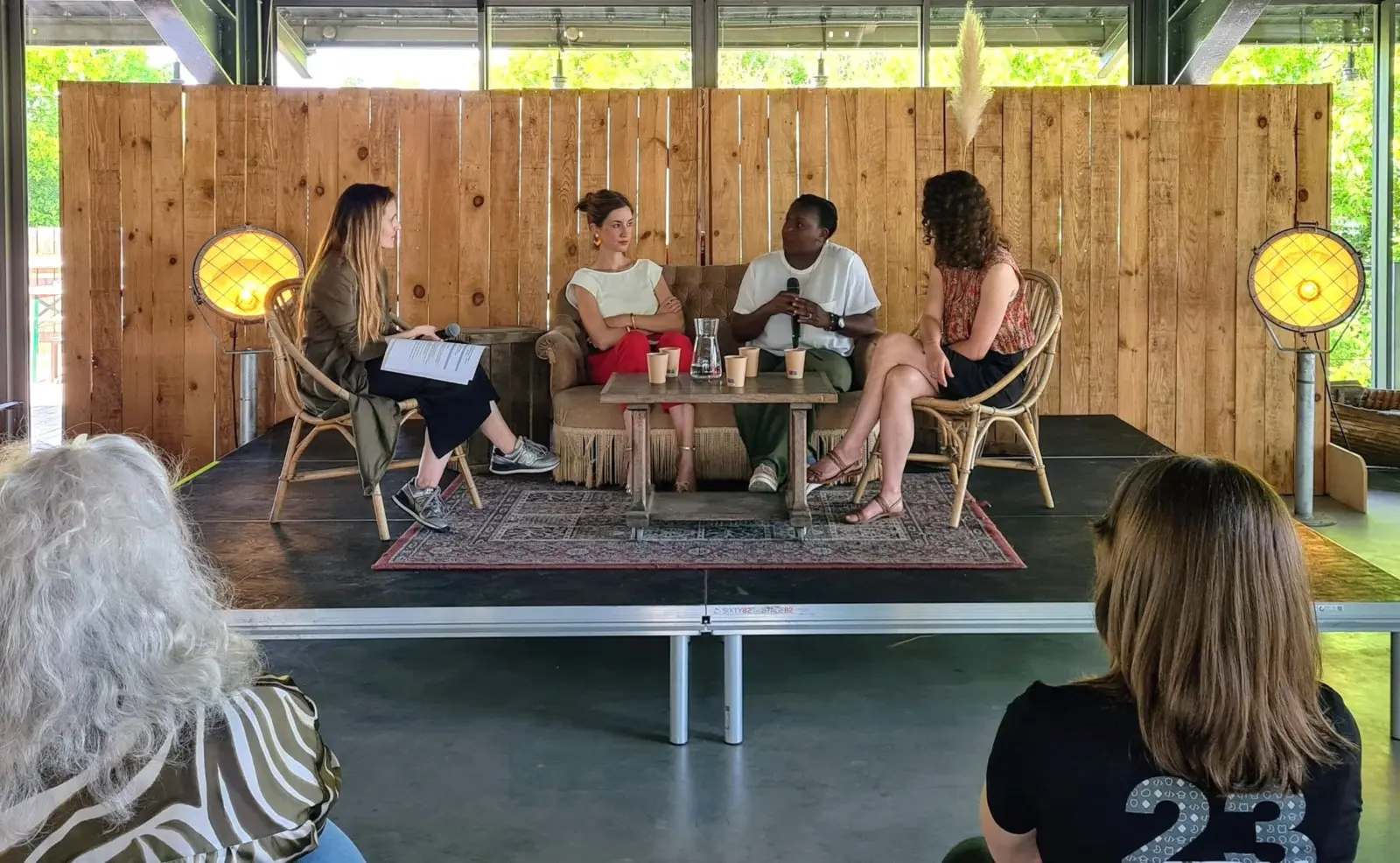 Table ronde Femmes et Numérique aux Chantiers de la Garonne à Bordeaux